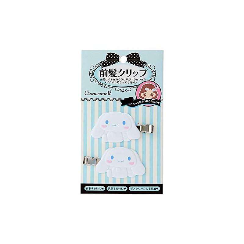 Sanrio N-1606-950181 Cinnamoroll Bangs Clip, Approx. 2.4 x 0.4 x