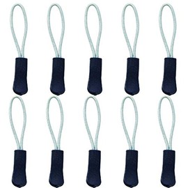 Luggage Zipper Pull Replacement for Backpack: YZSFIRM 10 Pcs Light Blue Zipper Tab