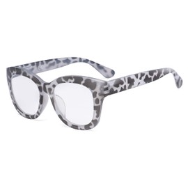 Eyekepper Oversized Reading Glasses - Retro Readers for Women Reading - Grey/Tortoise Frame +1.75