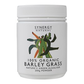 Synergy Natural 100% Organic Barley Grass, 200g Powder