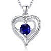 Zeuslia S925 Sterling Silver Necklace for Women, I Love You