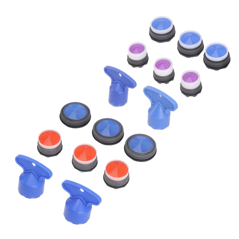 16pcs Faucet Bubbler Inner Core Set Kitchen Basin Faucet Aerator