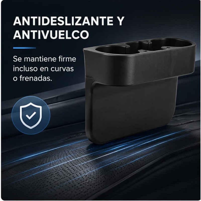 Keenso Portavasos para Auto,3 en 1 Porta Vasos para Asiento