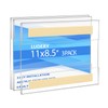 Ludery Acrylic Sign Holder 8.5 x 11 Wall Mount,Sign Holder