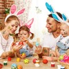 Easter Tattoo Children's Luminous 12 Sheets Easter Eggs Tattoos Stickers