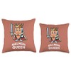 Salmon King Funny Quote Fish Salmon Lover Throw Pillow