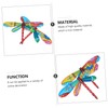 ABOOFAN 2sets Dragonfly Ornaments Iron Craft Home Decor Wall Decor