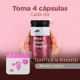 Inositol 40:1 + Colágeno En Polvo - Apoyo Para Equilibrio Hormonal, Salud De La Piel Y Bienestar Femenino | Mejora La Elasticidad De La Piel Y Promueve El Balance Metabólico