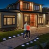 LYHOPE Solar Ground Lights Outdoor, 16 Pack 8 LED Solar