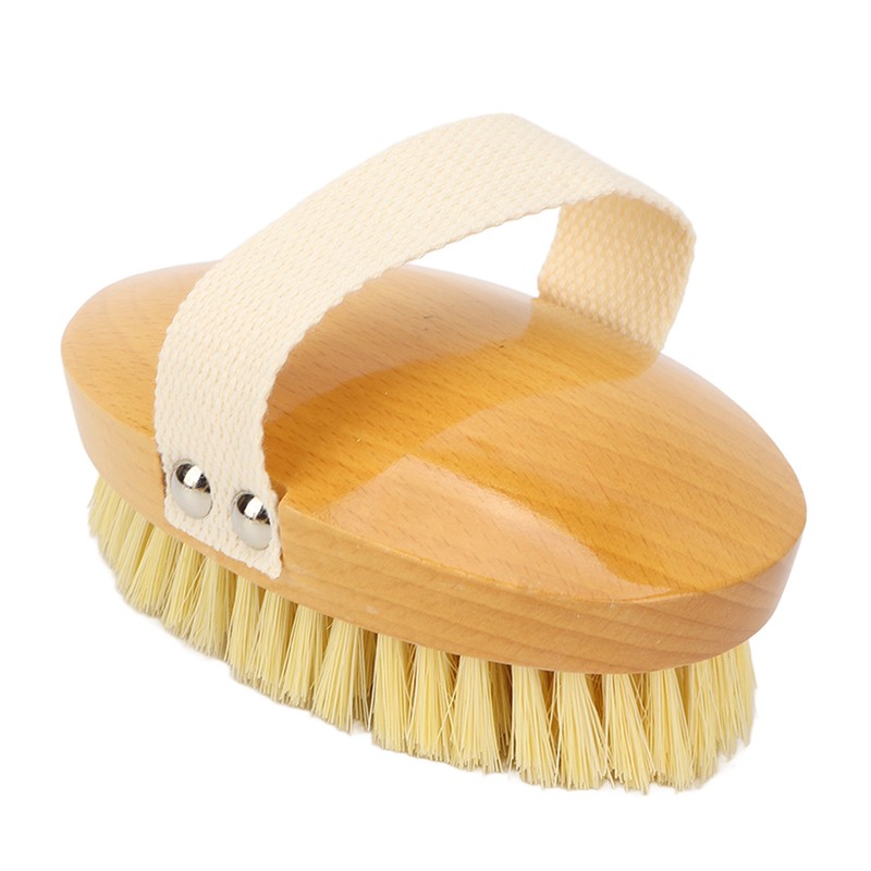 Massage Body Bath Brush Lymphatic Drainage Exfoliating Detox Deep Cleaning