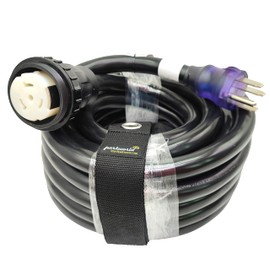 Parkworld RV Shore Power 50A Extension Cord Adapter, NEMA 14-50P to SS2-50R Straight Plug for Generator (36FT)