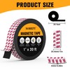 NOBEFY 20 Feet x1 in Magnetic Tape, Magnetic Strips with