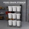 5-Gallon White Bucket Pail Container with Lid | Food Grade