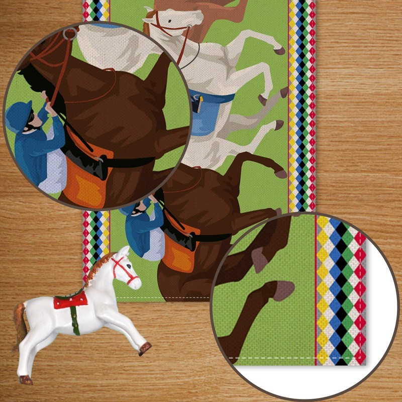 Vohado Kentucky Table Runner 2025 Horse Racing Party Supply Holiday
