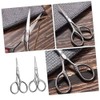 Men's Eyebrow Shaper Trimmer Scissors Set of 2 Stainless Cutting
