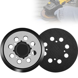 2PCS 5 Inch Sander Pads for DeWalt Sander, Metal Replacement Backing Pads for DeWalt Orbital Sander Pads, Compatible with DCW210B DWE6423 DWE6421 DCW210N, DWE64233 & N329079 Random Orbit Sander