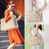 Monanller Stylish Dog Purse Carrier, Leather Pet Carrier Bag for