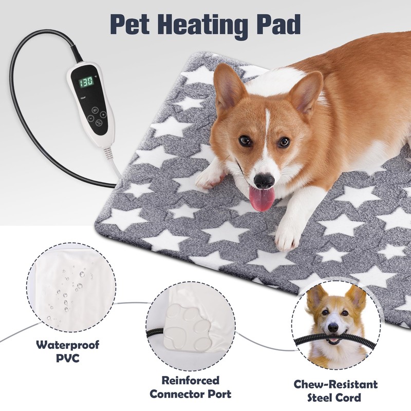Newget Cat Heating Pad, Waterproof Pet Heating Pad for Cats