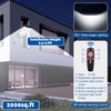 Retisee 6 Pack Solar Street Lights Outdoor 320° Wide Angle