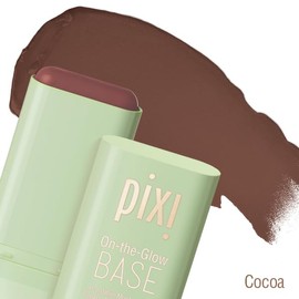 Pixi Beauty On-the-Glow Base| Tinted Moisturizer Foundation Stick | Cocoa: Richest, deep neutral shade| 0.6 oz / 19g