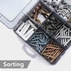 Multi Compartment Parts Box Removable Divider Transparent Plastic 18 Grids
