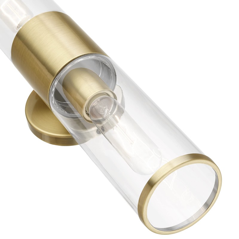 Livex Lighting 17282-01 Banca Collection 2 Light ADAVanity Sconce, Antique