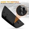 1Pair Glossy Black Side Mirror Cover Compatible with 2007-2019 2020