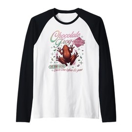 Wizard Chocolate Frog Magic Candy Raglan Baseball Tee