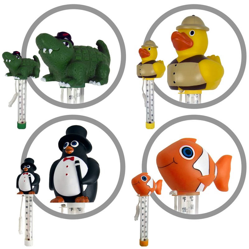 Poolmaster Safari Duck Swimming Pool and Spa Thermometer, 25301