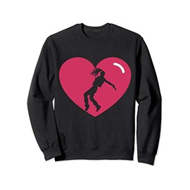 I Love Hip Hop Dance - I Heart Hip Hop Dancer Girl Dancing Sweatshirt