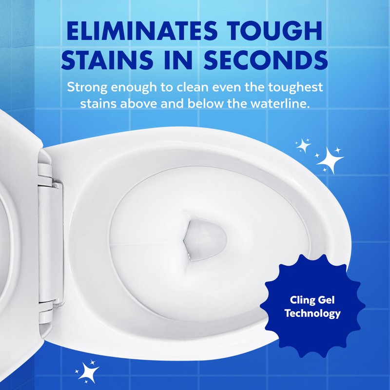 Lysol Toilet Bowl Cleaner, Max Strength Bathroom Cleaning Supplies, Toilet