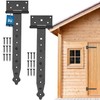 Kotarbau Pack of 2 Cross Hinges, 100-400 mm, Shutter Hinges,