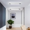Naroume 4Ft Modern Hallway Ceiling Lights, 6500K Acrylic Linear Ceiling
