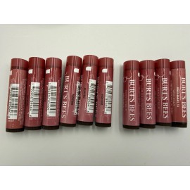 Burt's Bees 10 Burt's Bees Tinted Lip Balm, Red Dhalia NEW Sealed Loose Tubes Bulk