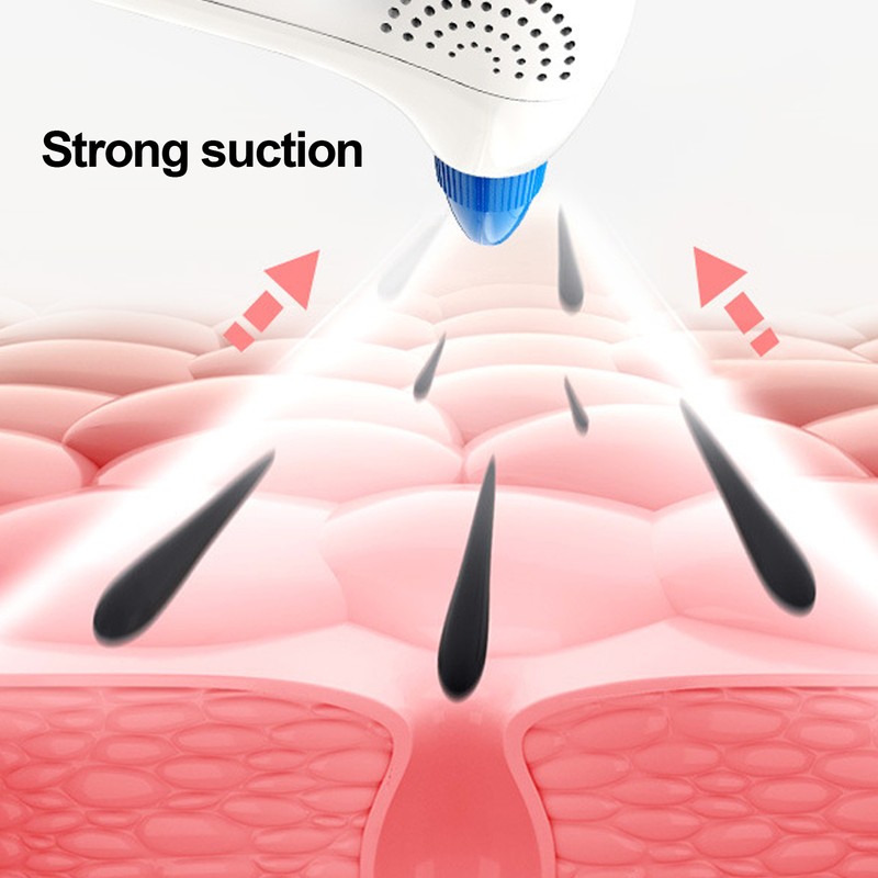 Cold Heated Blackhead Remover Clean Acne Pore Electric Blackhead Remover