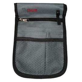 Zenline Nurse Pouch Medical Utility Waist Bag, Grey, Multiple Storage Pockets, Adjustable Belt