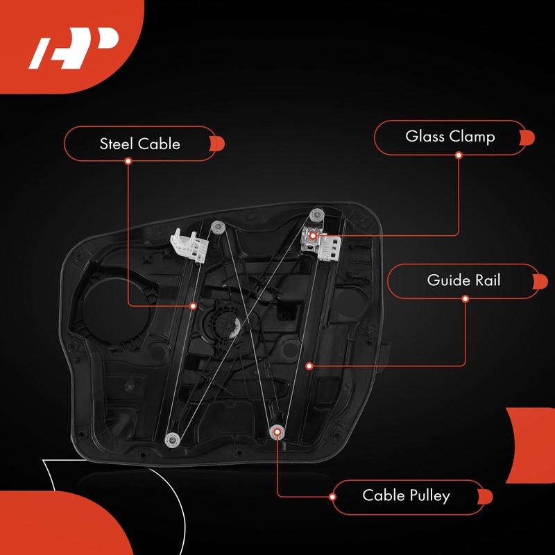 A-Premium Electric Power Window Regulator Without Motor Compatible with Hyundai
