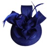 Biruil Fascinators Hat for Women Girls Sinamay Flower Feathers Tea