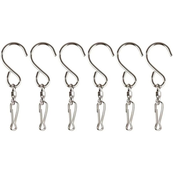 Branded KUUQA Swivel Hooks Clips for Hanging Wind Spinners Chimes