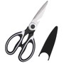 Kitchen Scissors - Premium Stainless Steel Kitchen Scissors, Ergonomic Soft