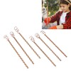 6PCS Electroculture Stakes Stable Support Garden Antenna Copper Coil for
