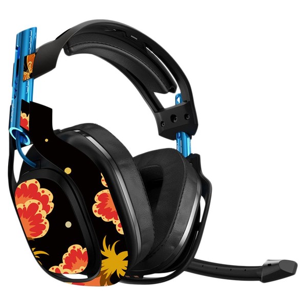 MightySkins Skin Compatible with Astro A50 Gaming Headset - Flower