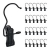 Relaxdays Boot Clips Set of 25, Rubberised Boot Hangers, 360°