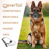 CleverTail German Shepherd Muzzle for Large Sized Dog – Metal