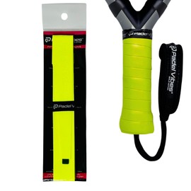 Padel Vibes® BOLD LuxeTac™ Overgrip | Ultra Tacky, Sweat-Absorbing, Luxurious Leather-Like Feel | Durable Overgrip Tape for Padel, Tennis, Squash, Badminton, and Pickleball Rackets