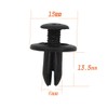 WFLNHB 100pcs Auto Car Door Fender 6mm Hole Push Plastic