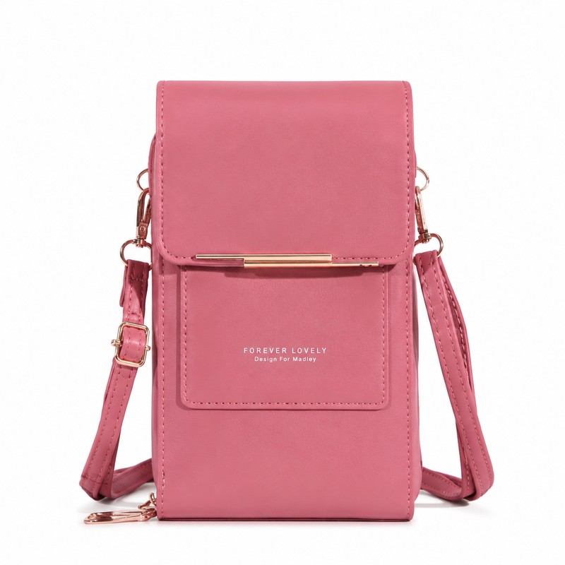 Women’s Crossbody Phone Purse with Touch Screen Wallet Design –