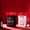 SUNCOLOR 2 Pack 13" Large Valentines Day Gift Bags with