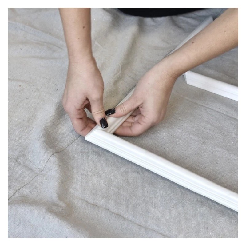 Build and Batten 2-Pack 12" Wall Panel Rail Kit White