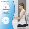Memory Foam Seat Chair Cushion for Relieves Back Sciatica Pain